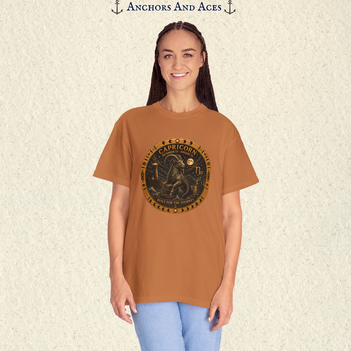 Celestial Seas Zodiac Tee | Capricorn - Built For The Journey