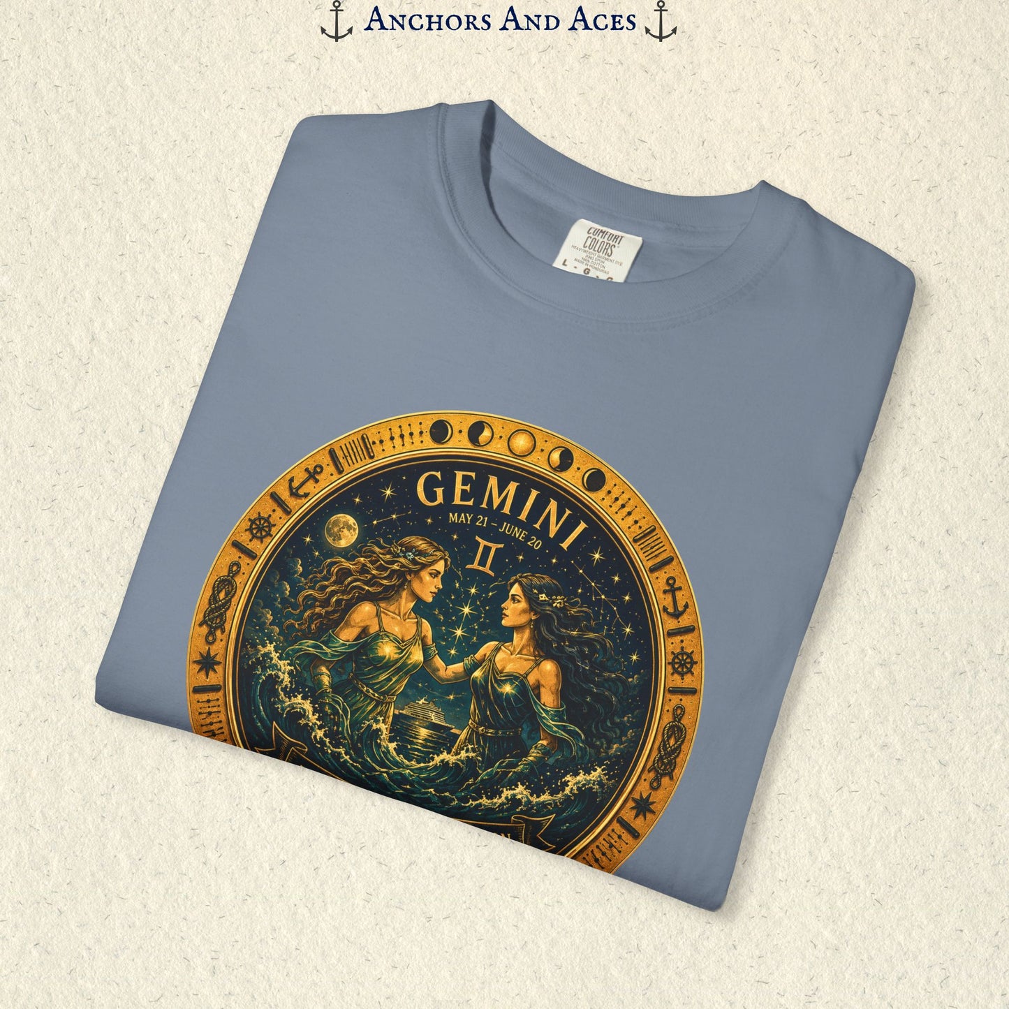 Celestial Seas Zodiac Tee | Gemini - Two Souls • One Horizon