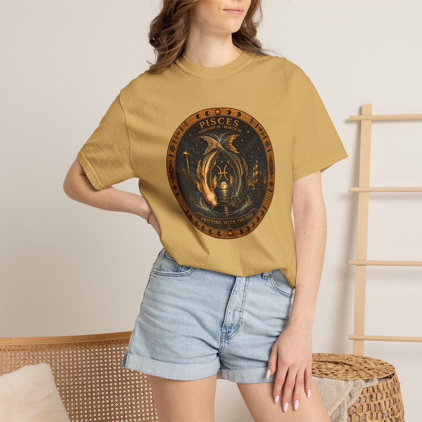 Celestial Seas Zodiac Tee | Pisces - Drifting With The Tide
