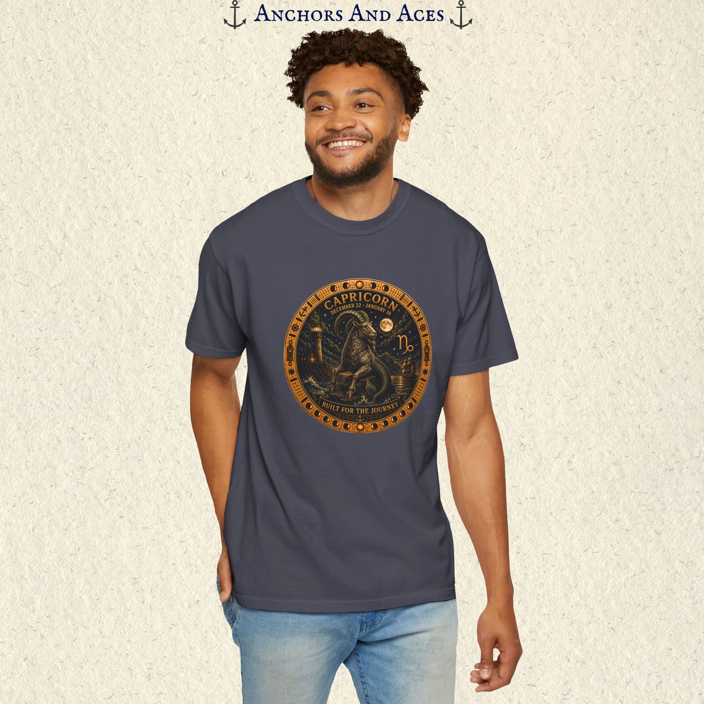 Celestial Seas Zodiac Tee | Capricorn - Built For The Journey