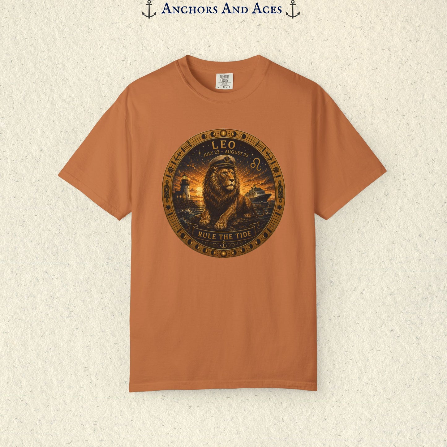 Celestial Seas Zodiac Tee | Leo - Rule the Tide