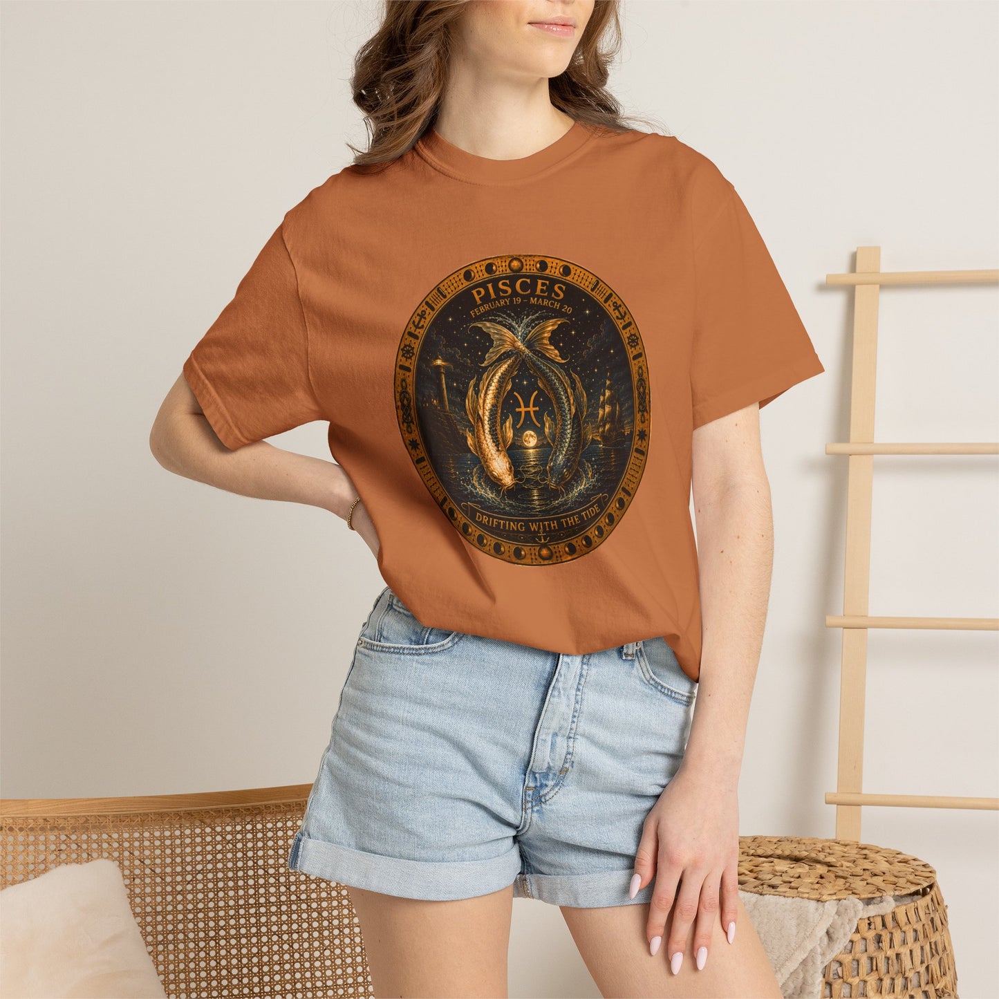 Celestial Seas Zodiac Tee | Pisces - Drifting With The Tide