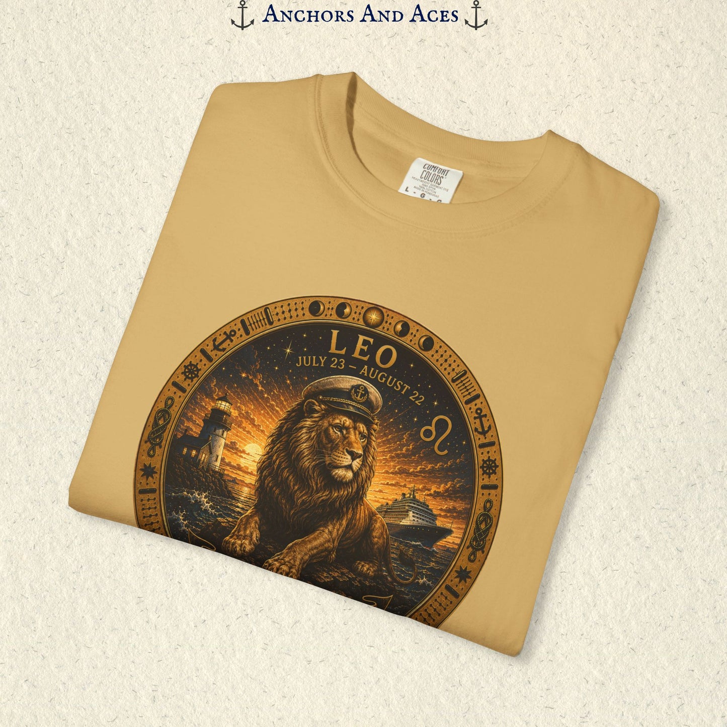 Celestial Seas Zodiac Tee | Leo - Rule the Tide
