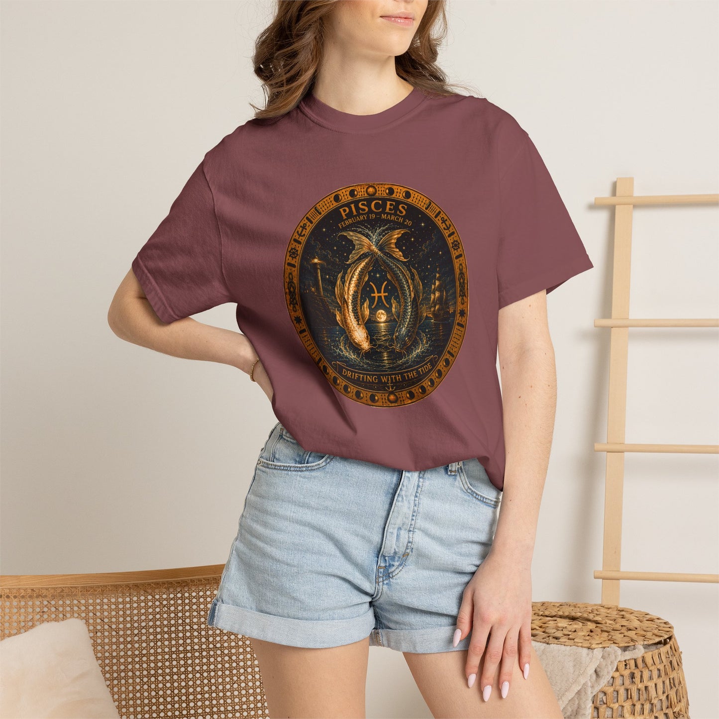 Celestial Seas Zodiac Tee | Pisces - Drifting With The Tide