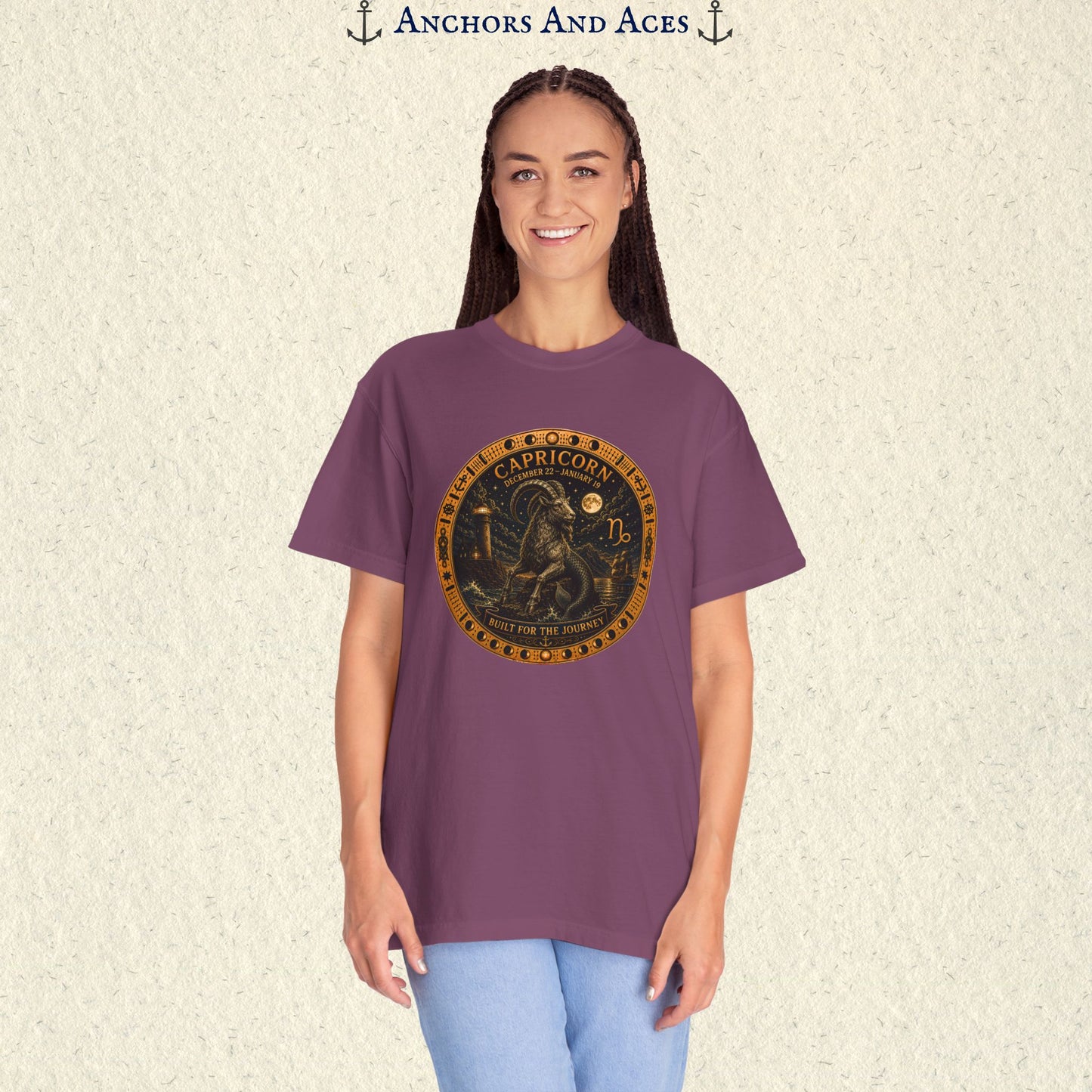 Celestial Seas Zodiac Tee | Capricorn - Built For The Journey