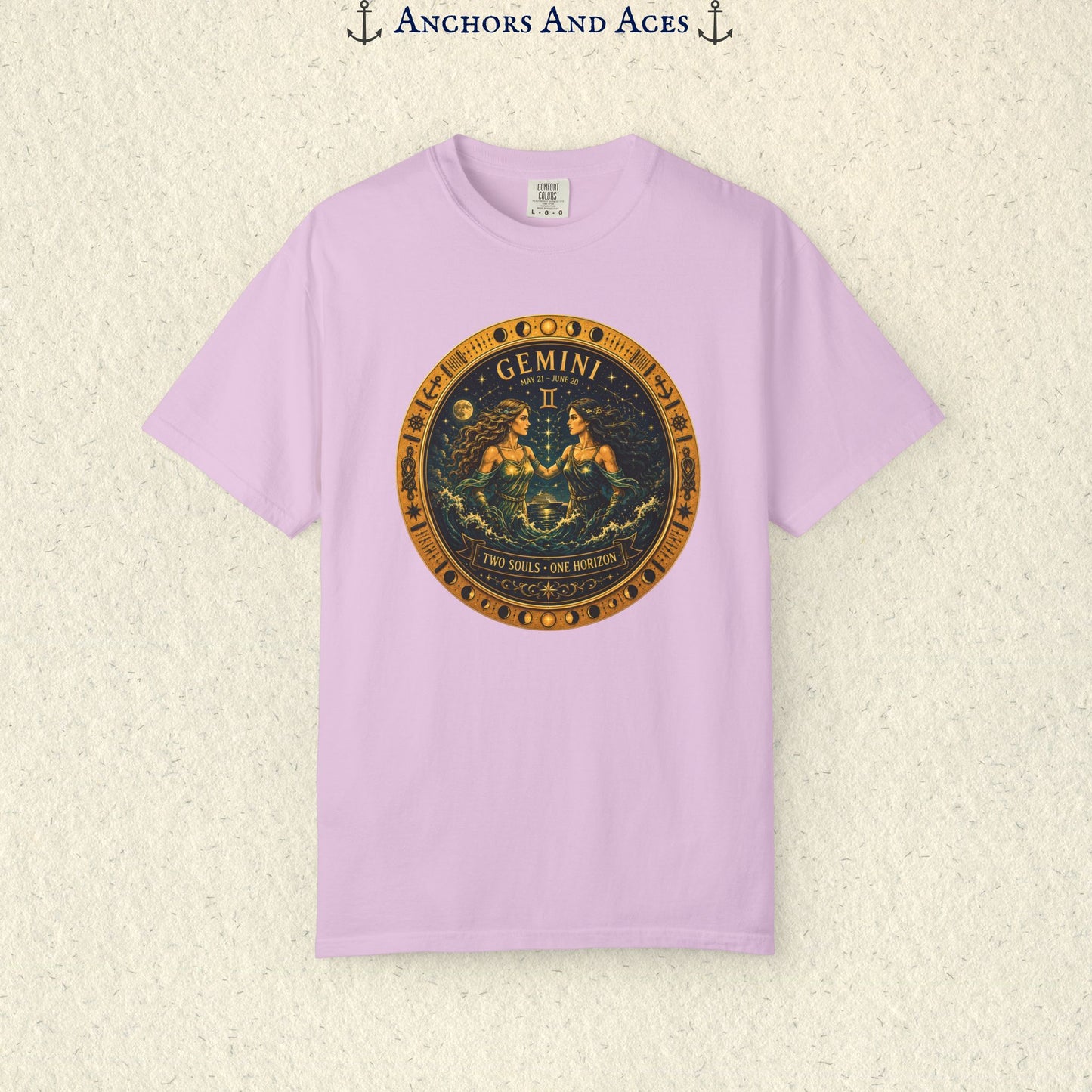 Celestial Seas Zodiac Tee | Gemini - Two Souls • One Horizon