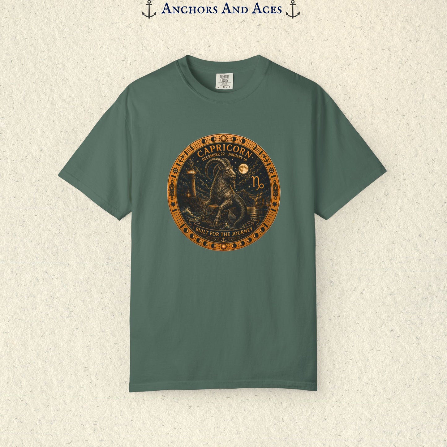 Celestial Seas Zodiac Tee | Capricorn - Built For The Journey
