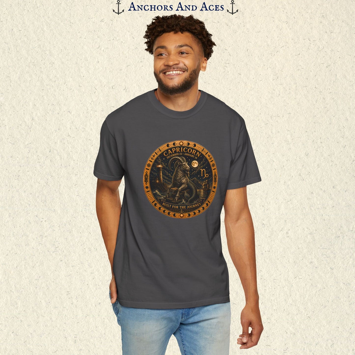 Celestial Seas Zodiac Tee | Capricorn - Built For The Journey
