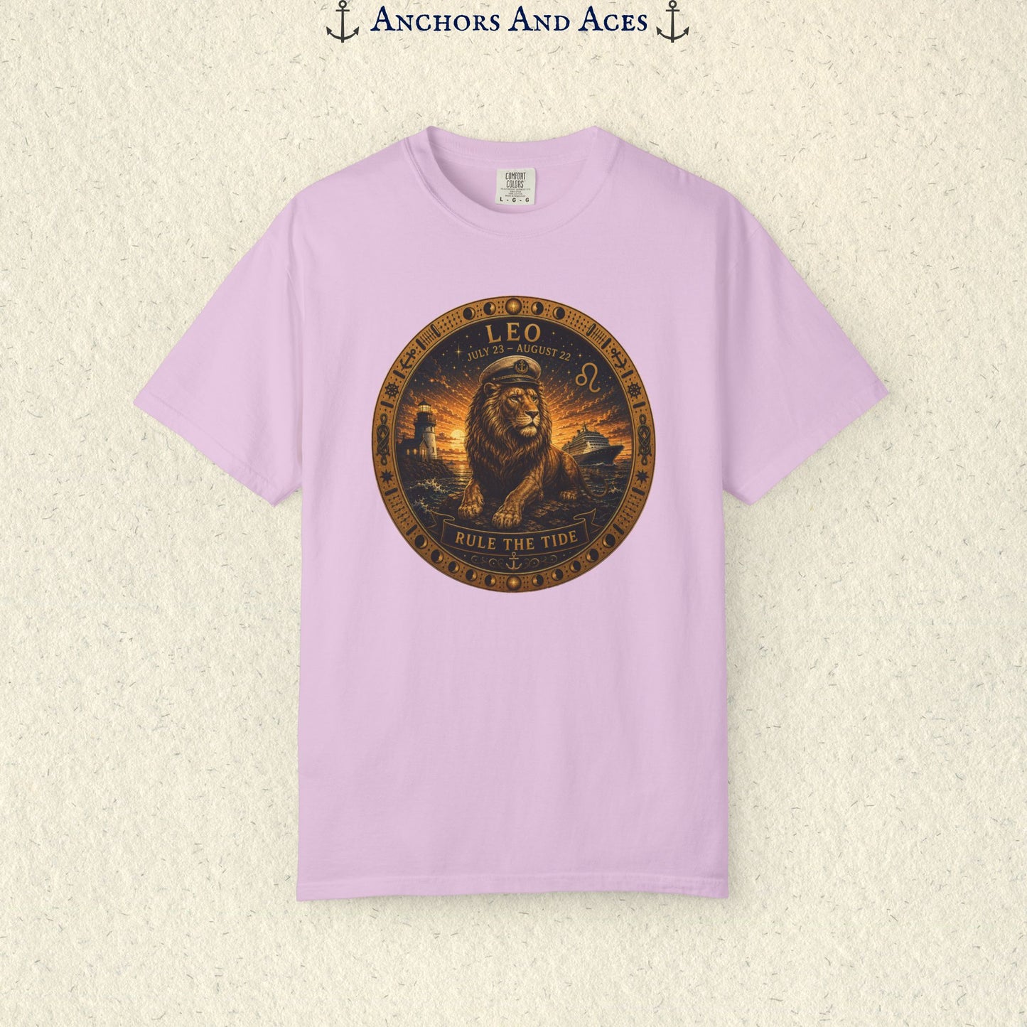 Celestial Seas Zodiac Tee | Leo - Rule the Tide