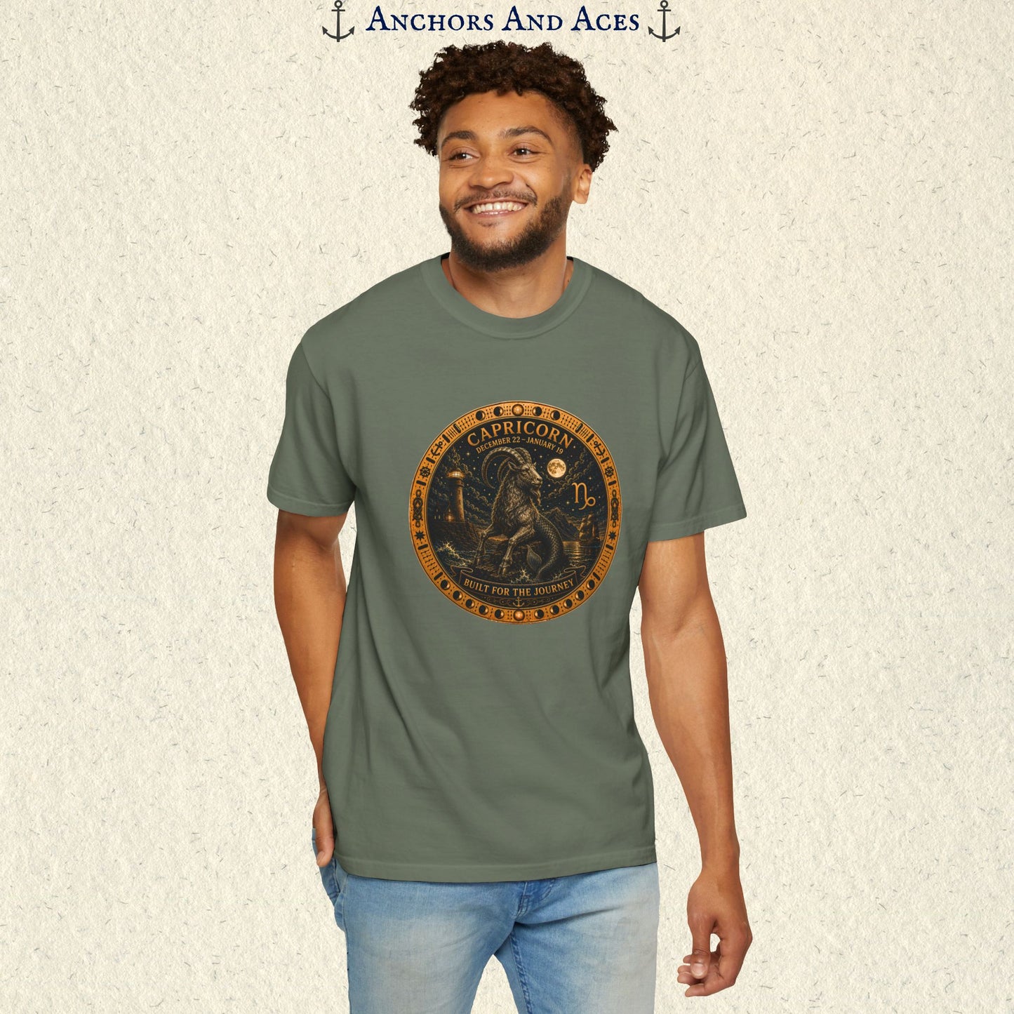 Celestial Seas Zodiac Tee | Capricorn - Built For The Journey