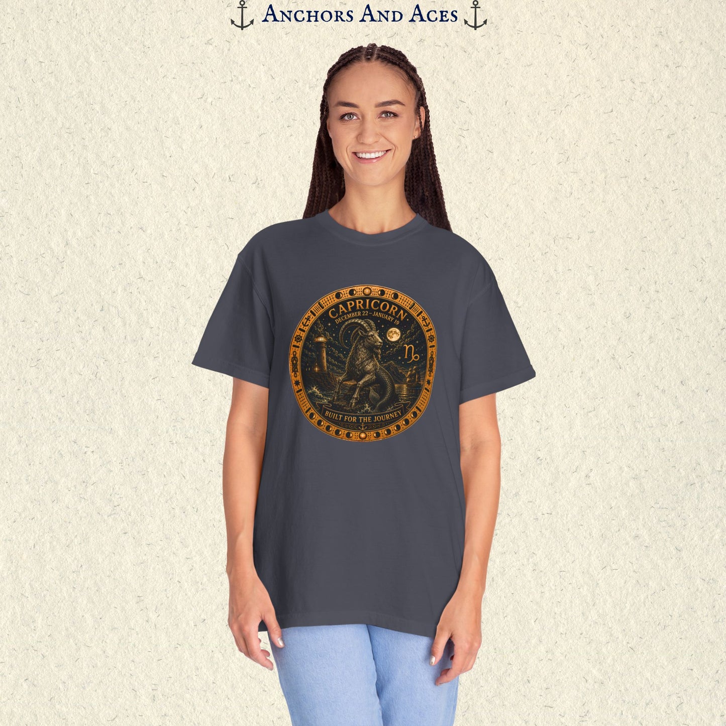 Celestial Seas Zodiac Tee | Capricorn - Built For The Journey