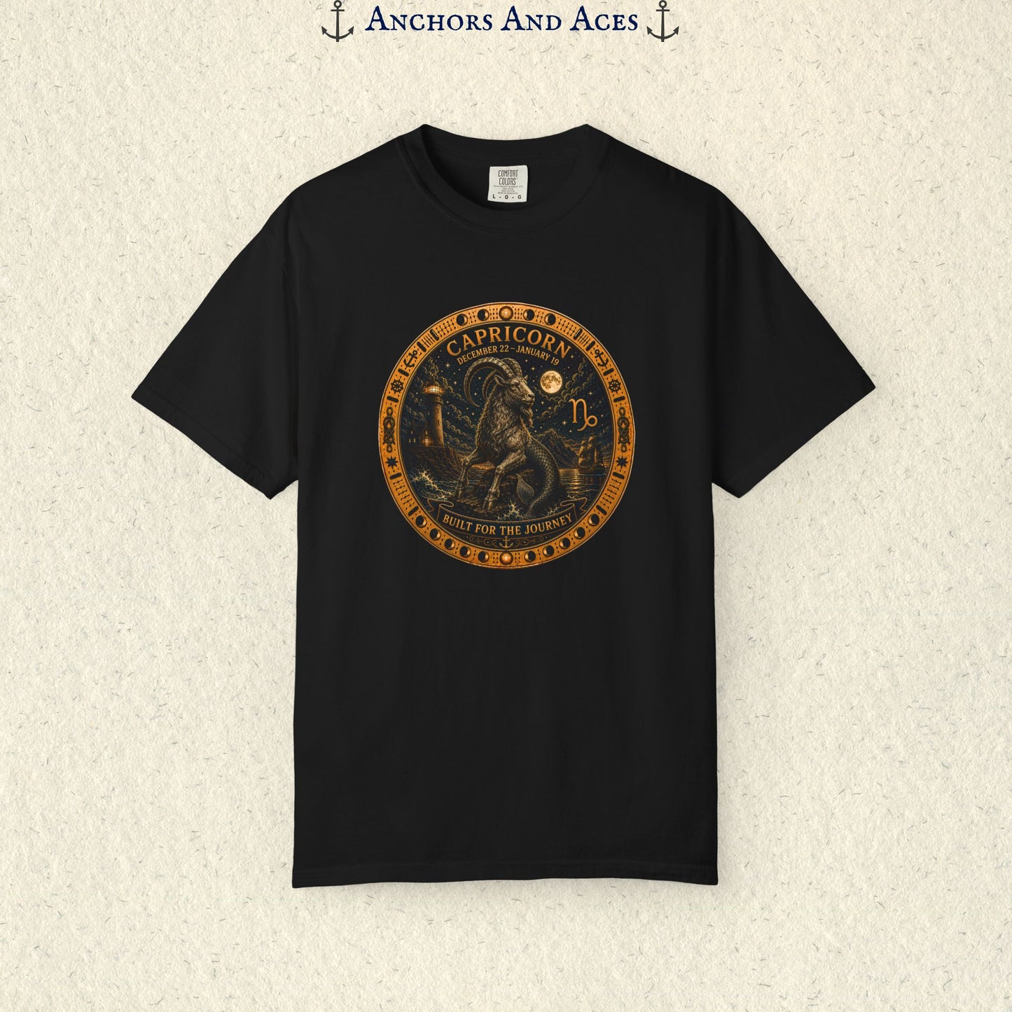 Celestial Seas Zodiac Tee | Capricorn - Built For The Journey