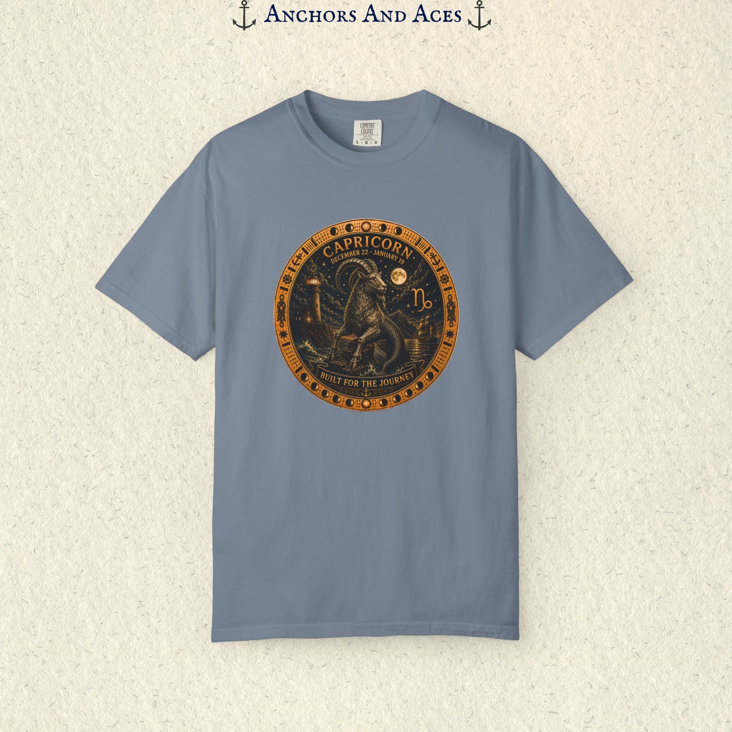 Celestial Seas Zodiac Tee | Capricorn - Built For The Journey